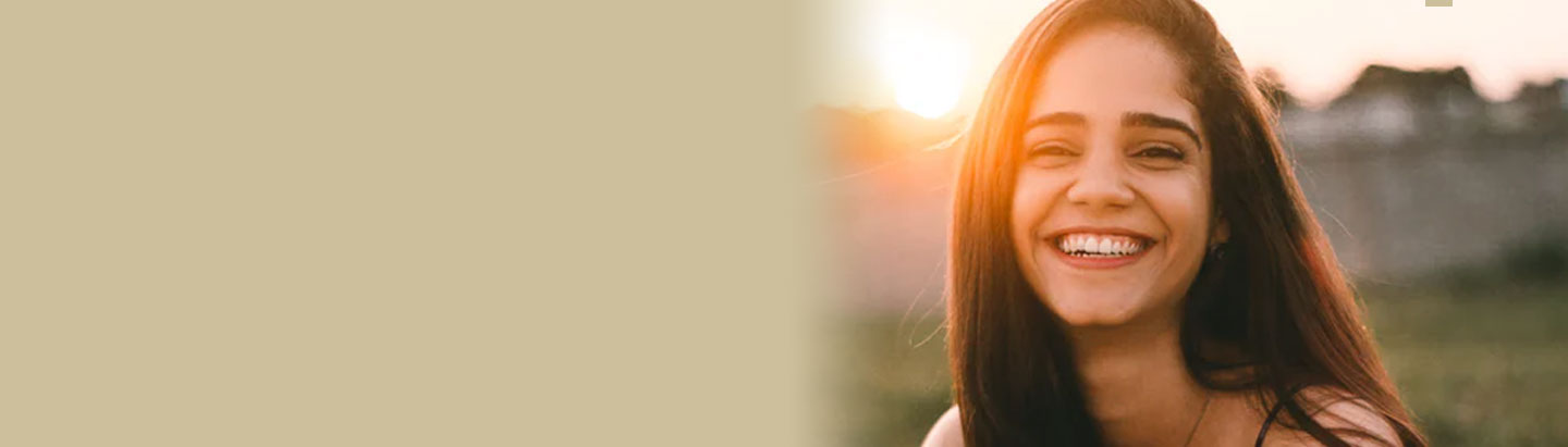 Girl with restructured aesthetic smile from an Orthodontist